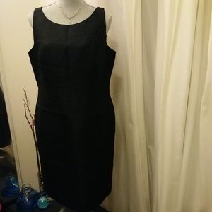 TALBOTS 16-Plus black Dress sleevesless NWOT